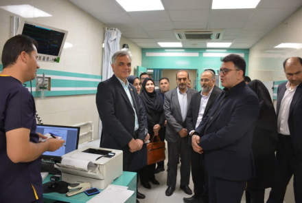 بازدید سخنگوی کمسیون بهداشت و درمان مجلس شورای اسلامی  و رئیس سازمان نظام پرستاری کشور از مراکز آموزشی درمانی نور و حضرت علی اصغر (ع)