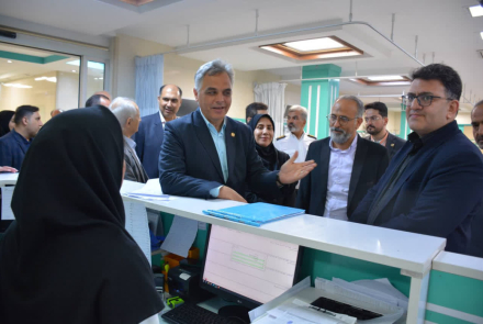 بازدید سخنگوی کمسیون بهداشت و درمان مجلس شورای اسلامی  و رئیس سازمان نظام پرستاری کشور از مراکز آموزشی درمانی نور و حضرت علی اصغر (ع)